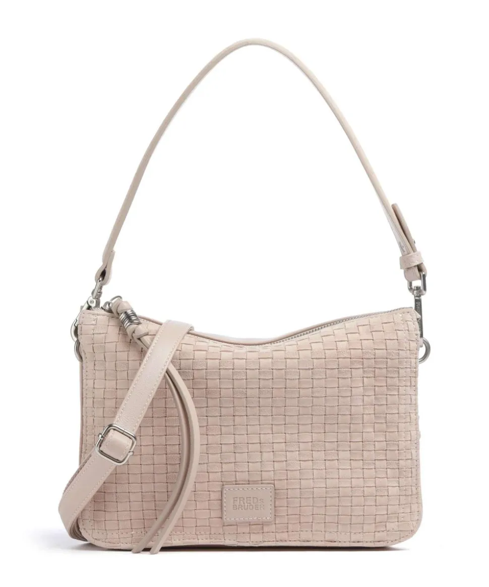 Weave Harmony Schultertasche Schafsleder nude