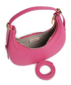 Whisper Schultertasche genarbtes Rindsleder fuchsia