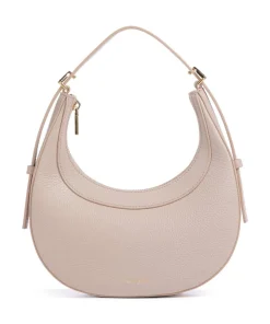 Whisper Schultertasche genarbtes Rindsleder nude