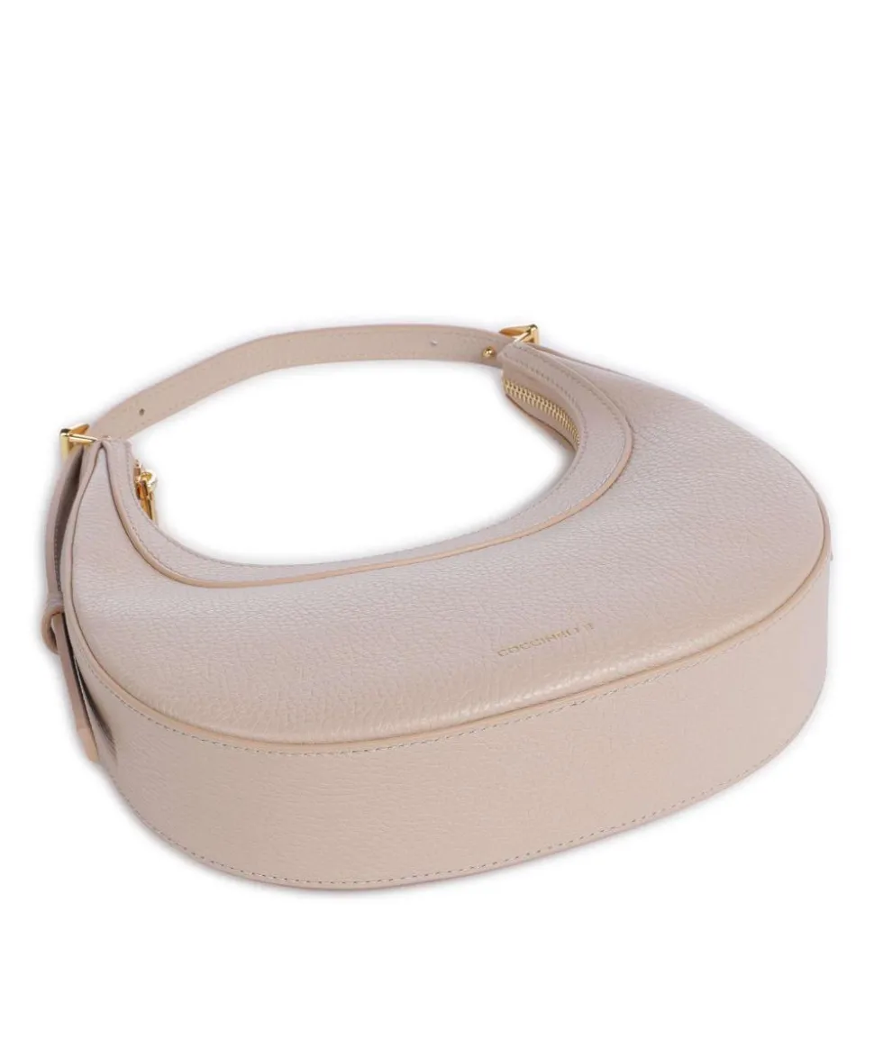 Whisper Schultertasche genarbtes Rindsleder nude