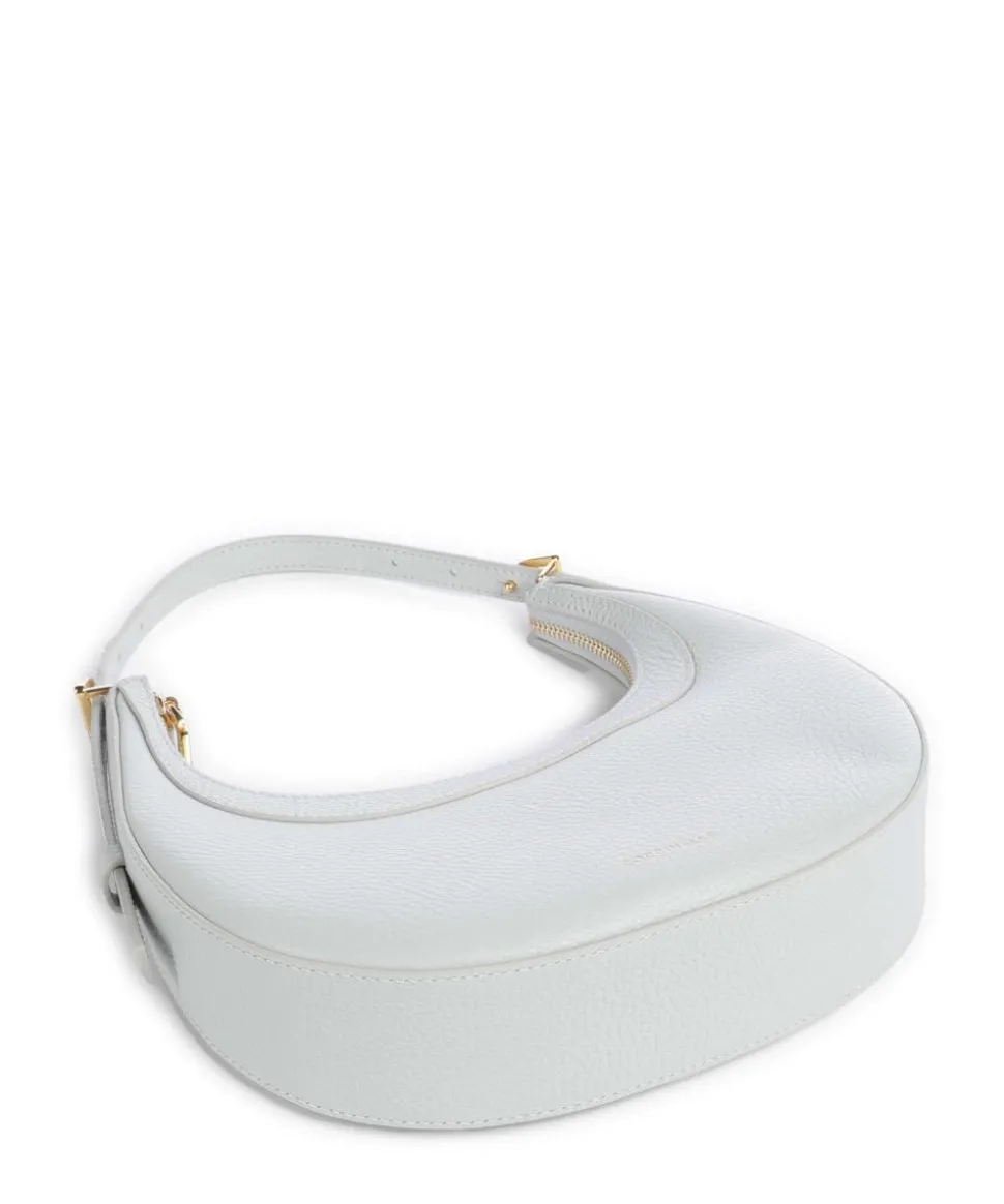 Whisper Schultertasche genarbtes Rindsleder hellblau