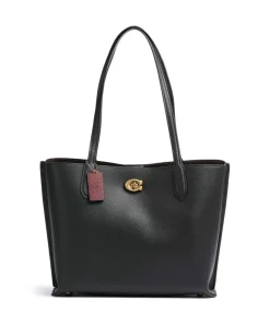 Willow Shopper genarbtes Rindsleder schwarz