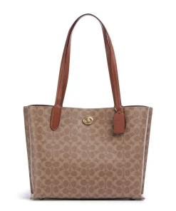 Willow Signature Shopper Canvas braun