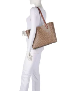 Willow Signature Shopper Canvas braun