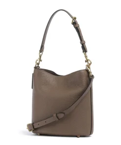 Willow Soft 19 Beuteltasche genarbtes Leder taupe