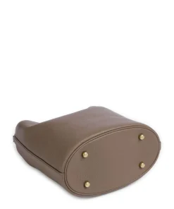 Willow Soft Beuteltasche genarbtes Leder taupe
