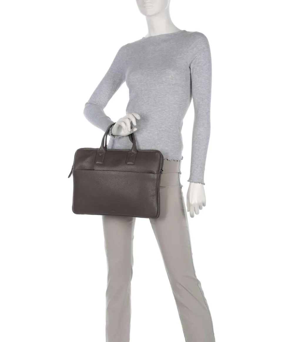 Wrap Aktentasche 14″ genarbtes Rindsleder mud