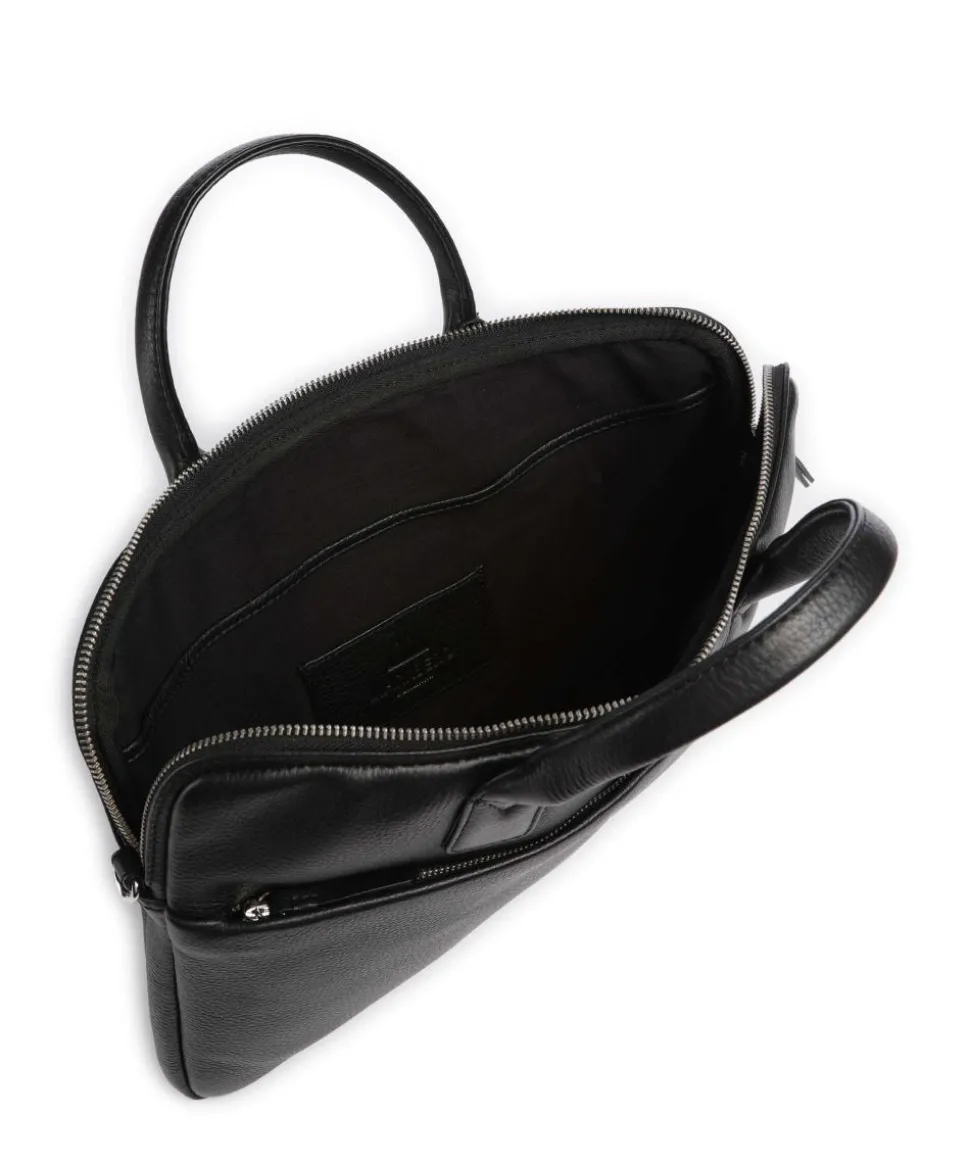 Wrap Aktentasche 14″ genarbtes Rindsleder schwarz