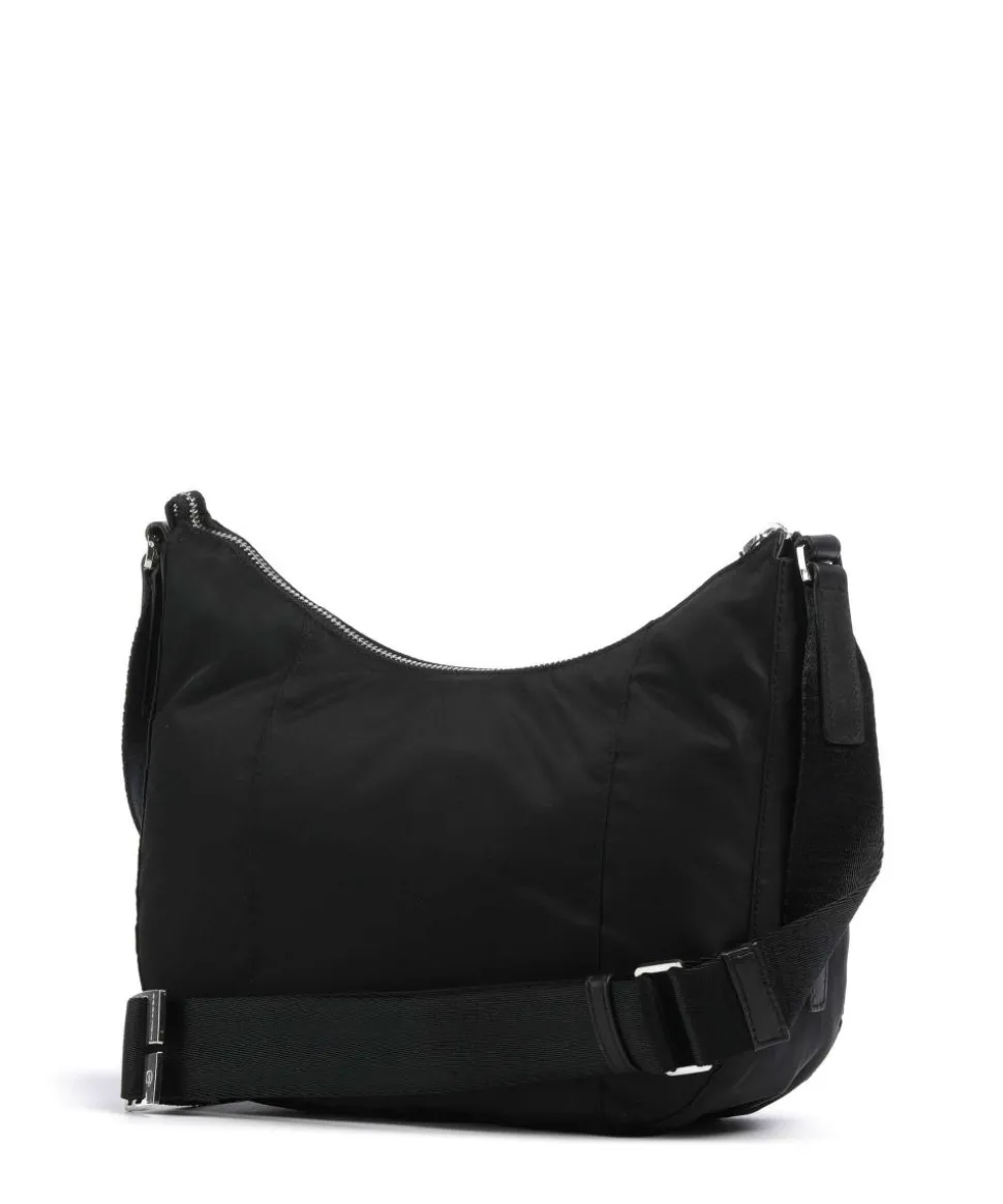 W92T Umhängetasche recyceltes Nylon schwarz