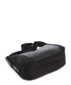 W92T Umhängetasche recyceltes Nylon schwarz