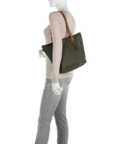 X-Collection Shopper recyceltes Nylon olivgrün