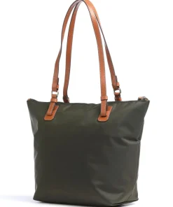 X-Collection Shopper recyceltes Nylon olivgrün