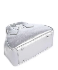 Yasmine Grain Small Handtasche Polyurethane silber