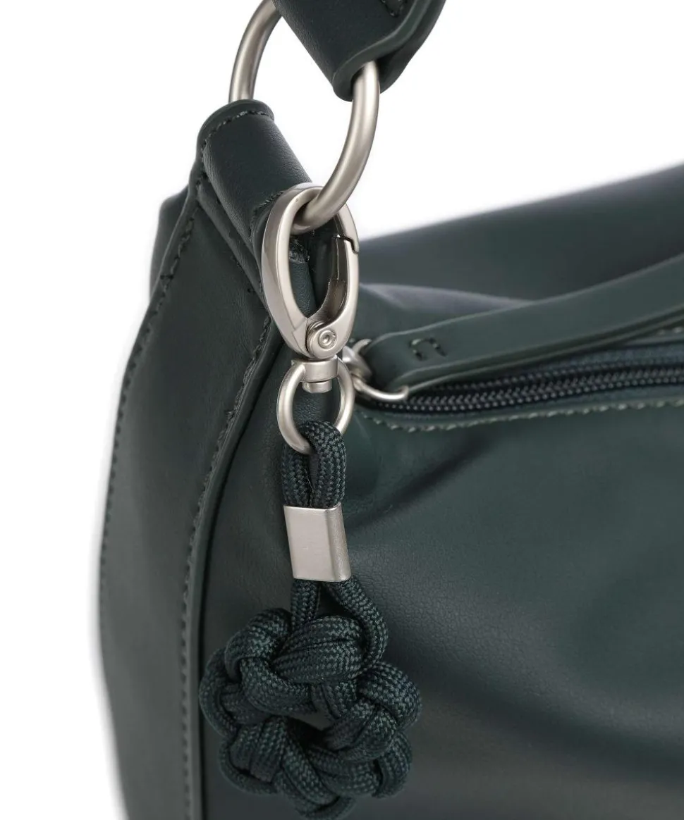 Yuna YU110 Beuteltasche Lederimitat dunkelgrün