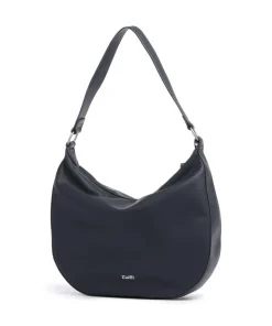 Yuna YU110 Beuteltasche Lederimitat dunkelblau