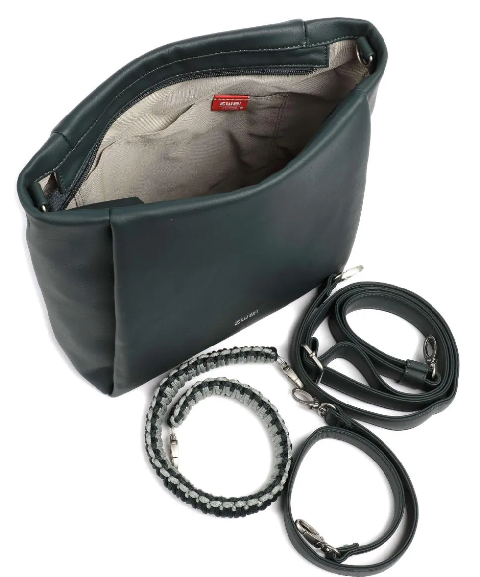 Yuna YU120 Beuteltasche Lederimitat dunkelgrün