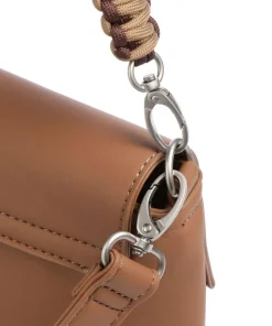 Yuna YU60 Schultertasche Lederimitat braun