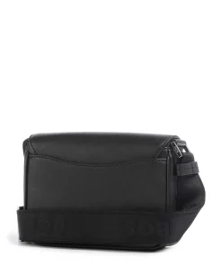 Zair Umhängetasche Leder schwarz