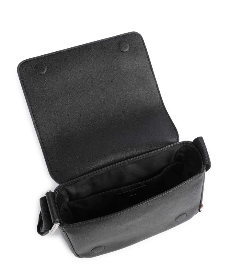 Zair Umhängetasche Leder schwarz