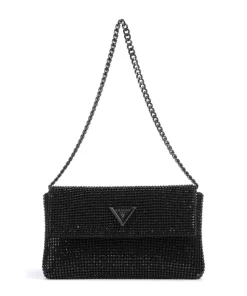 Zalina Schultertasche Aluminium, Polyester schwarz