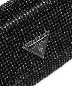 Zalina Schultertasche Aluminium, Polyester schwarz