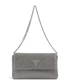 Zalina Schultertasche Aluminium, Polyester silber