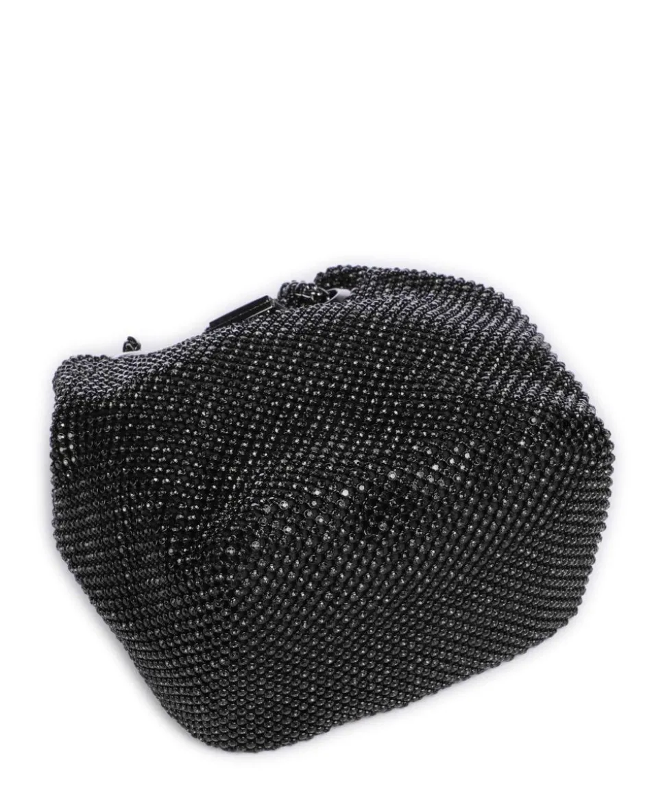 Zalina Schultertasche Aluminium schwarz