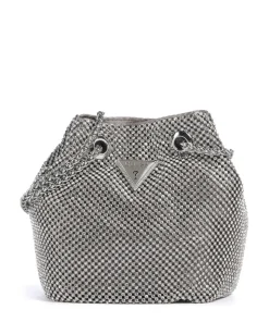 Zalina Schultertasche Aluminium silber