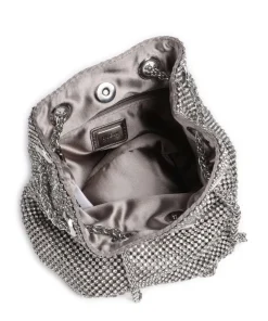 Zalina Schultertasche Aluminium silber