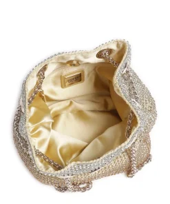 Zalina Schultertasche Aluminium gold