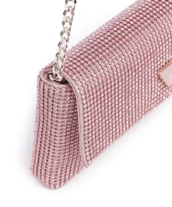 Zalina Schultertasche Aluminium rosa