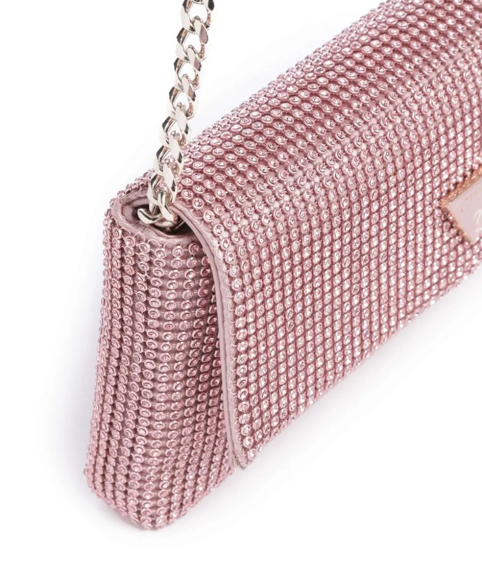 Zalina Schultertasche Aluminium rosa