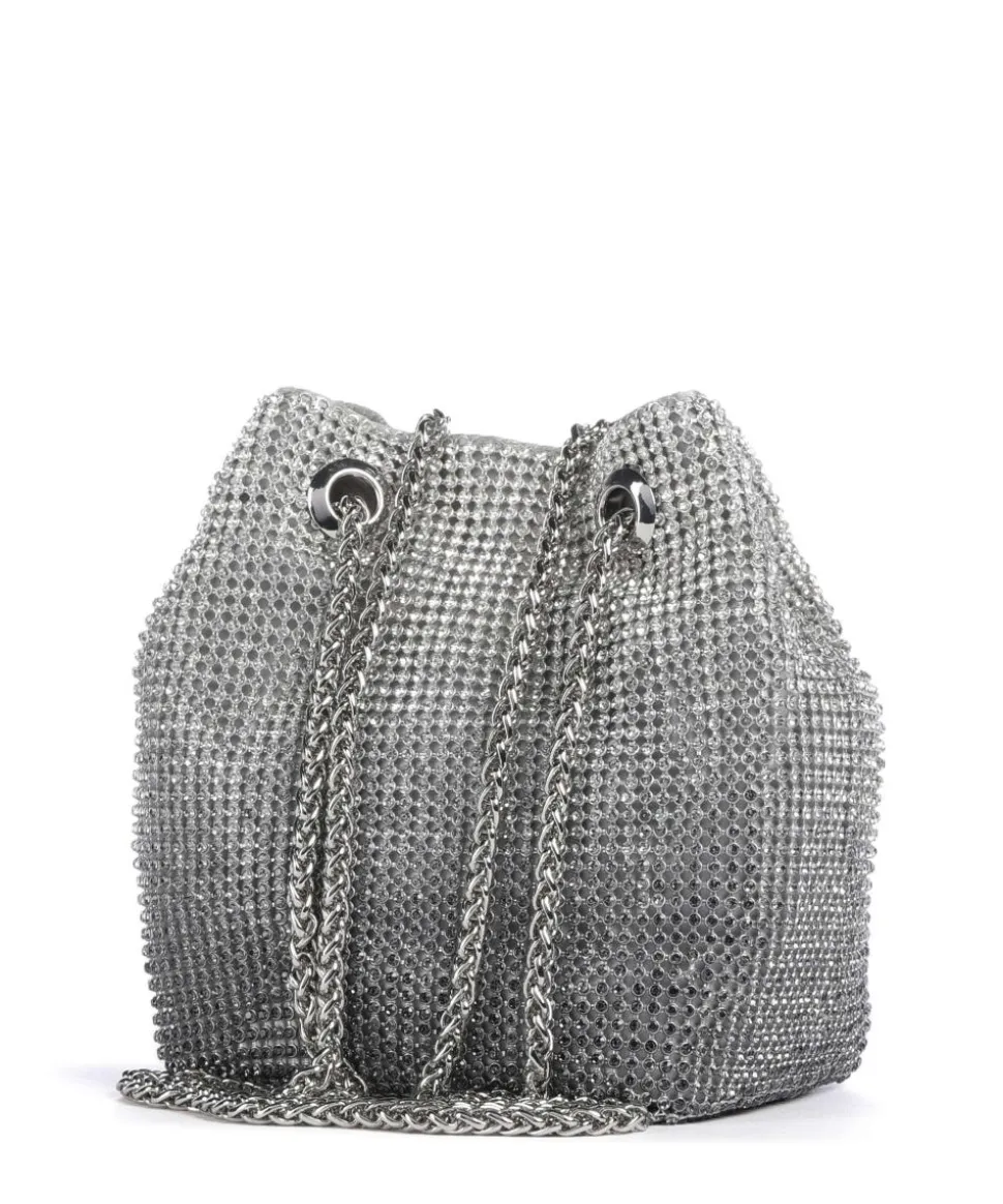 Zalina Schultertasche Aluminium silber