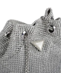 Zalina Schultertasche Aluminium silber