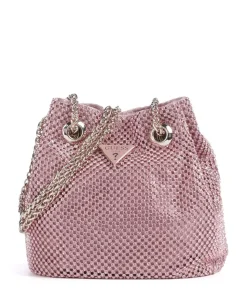 Zalina Schultertasche Aluminium rosa