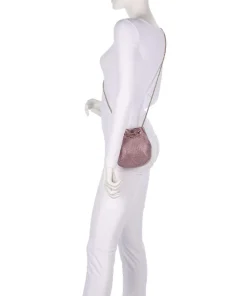 Zalina Schultertasche Aluminium rosa