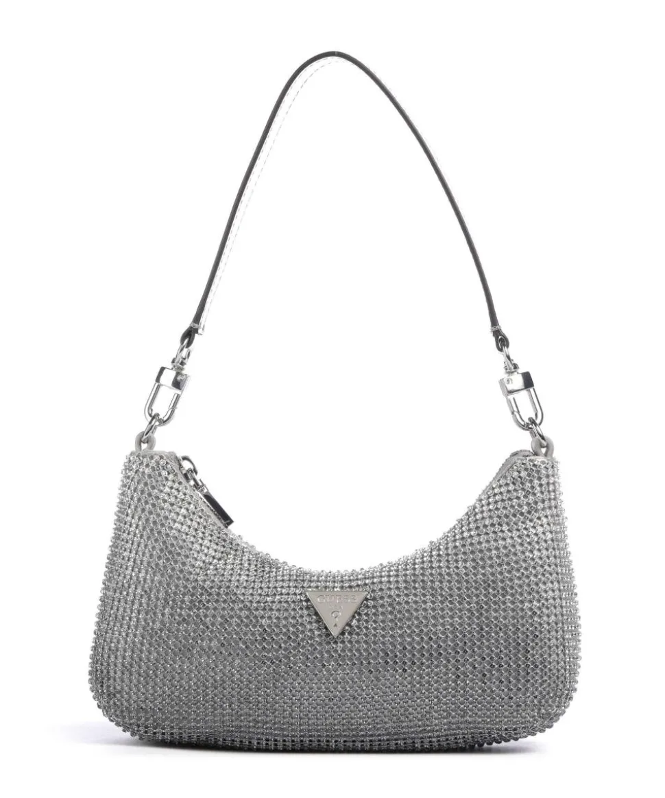 Zalina Schultertasche Aluminium silber