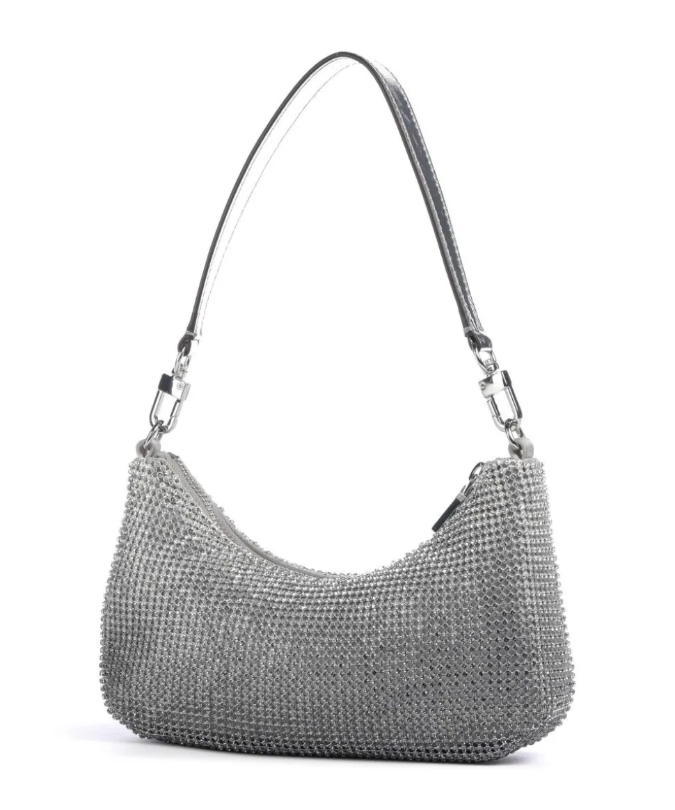 Zalina Schultertasche Aluminium silber