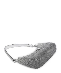 Zalina Schultertasche Aluminium silber