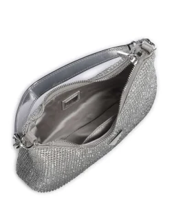 Zalina Schultertasche Aluminium silber