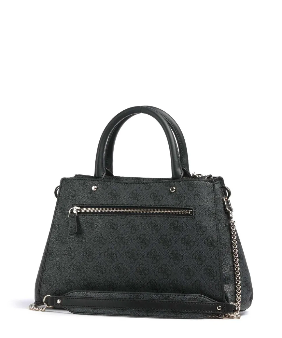 Zamira Handtasche Lederimitat dunkelgrau