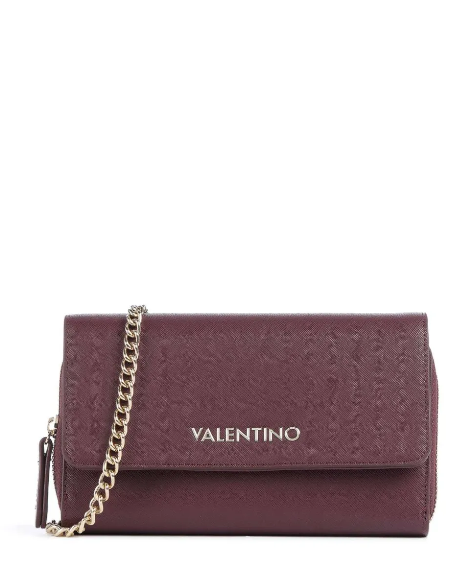 Zero Re Geldbörse Lederimitat brombeer