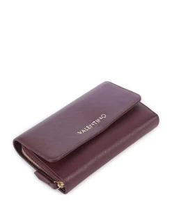 Zero Re Geldbörse Lederimitat brombeer