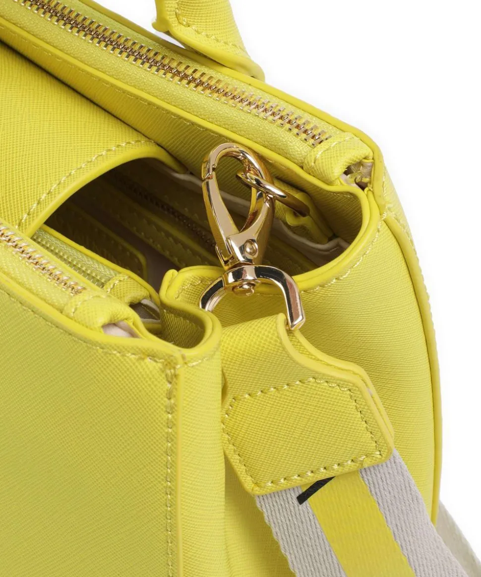 Zero Re Handtasche Lederimitat gelb