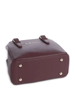 Zero Re Umhängetasche Lederimitat brombeer