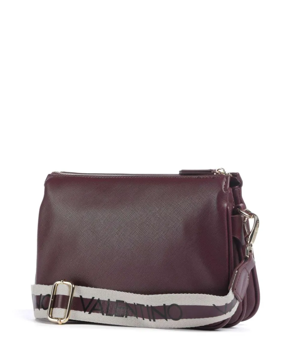 Zero Re Umhängetasche Lederimitat brombeer