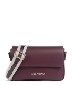 Zero Re Umhängetasche Lederimitat brombeer