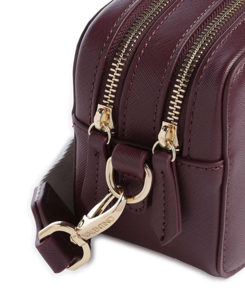 Zero Re Umhängetasche Lederimitat brombeer