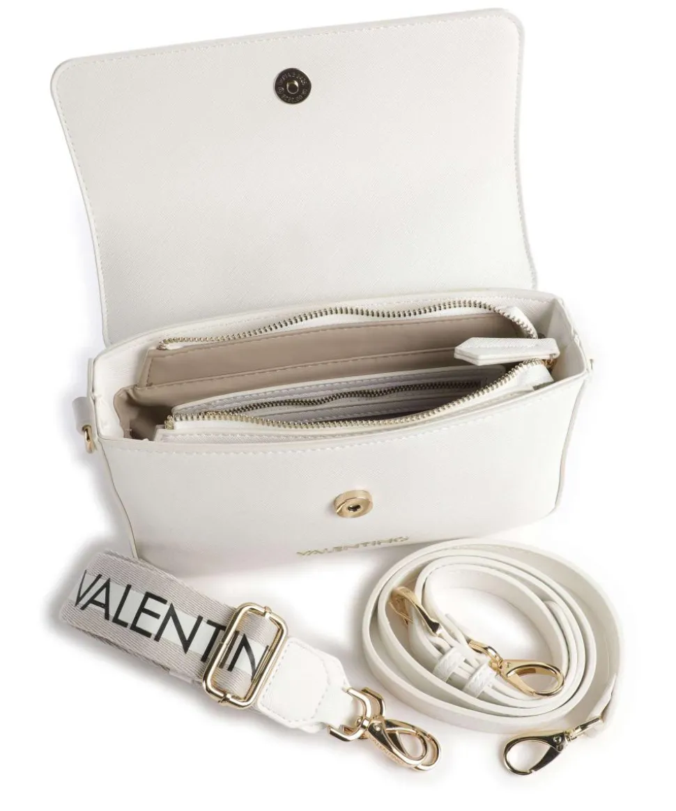 Zero Re Umhängetasche Lederimitat weiß