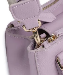 Zero Re Umhängetasche Lederimitat violett